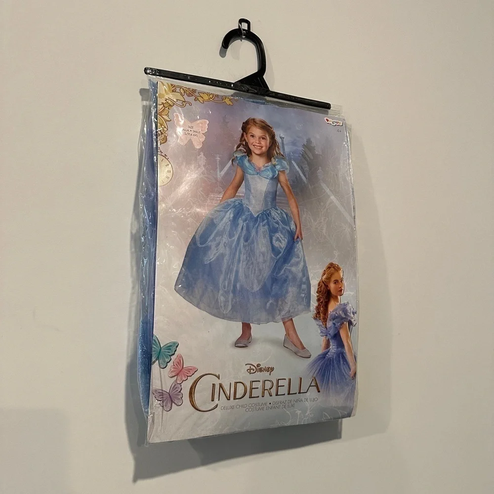 NWT Girls size 4 Cinderella Sparkle Halloween Princess dress